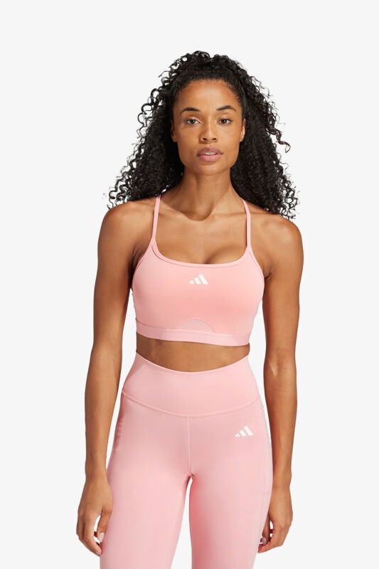 Adidas Aerct Ls Bra Kadın Pembe Spor Bra IY7722 - 1