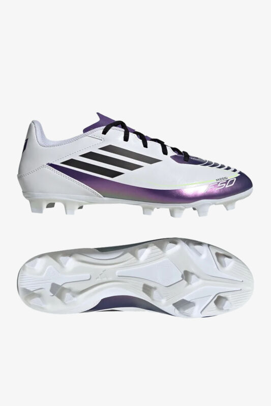 Adidas F50 Club Fxg Messi Unisex Beyaz Krampon (Çim Zemin) IE9093 - 5