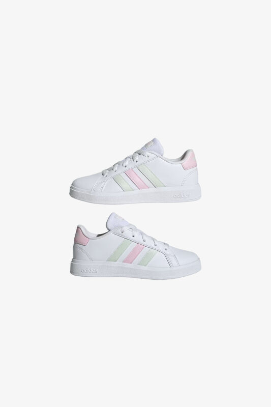 Adidas Grand Court 2.0 K Çocuk Beyaz Sneaker IH4886 - 3