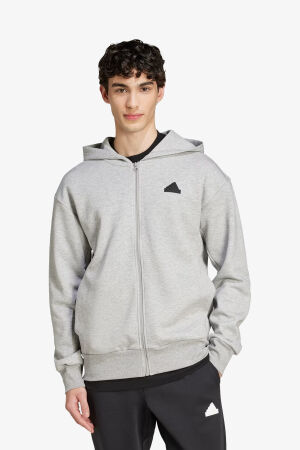 Adidas M Fi Dblknt Fz Erkek Gri Sweatshirt IW8597 - 1