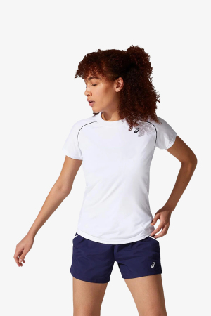 Asıcs Court Pıpıng Kadın Beyaz T-Shirt 2042A157-100 - Asics