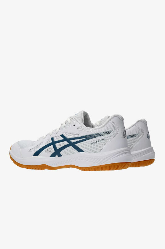 Asics Upcourt 6 Erkek Beyaz Voleybol Ayakkabısı 1071A104-100 - 4