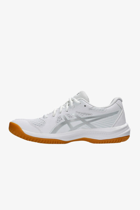 Asics Upcourt 6 Kadın Beyaz Voleybol Ayakkabısı 1072A107-100 - 4