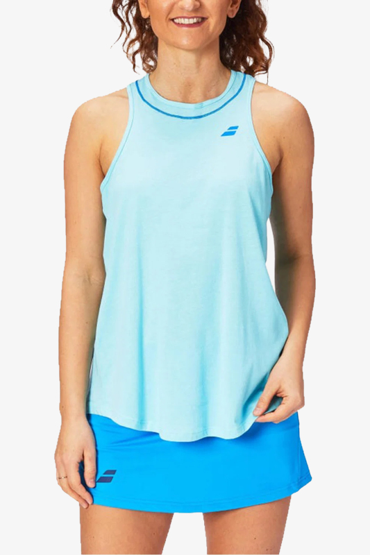 Babolat Exercıse Cotton Tank Kadın Mavi Atlet 4WS22072-4096 - 1