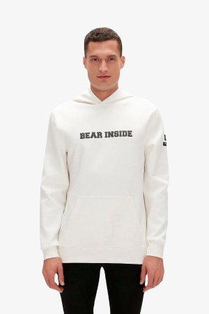 Bad Bear Arthur Erkek Beyaz Sweatshirt 23.02.12.002-C108 - Bad Bear