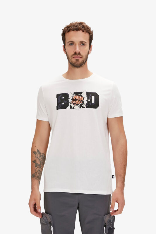 Bad Bear Bang Erkek Beyaz T-Shirt 24.01.07.058-C04 - 1