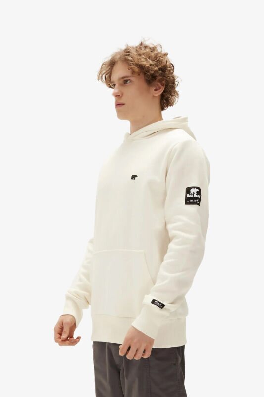 Bad Bear Cordless Hoodie Erkek Beyaz Sweatshirt 22.02.12.036-C108 - 2