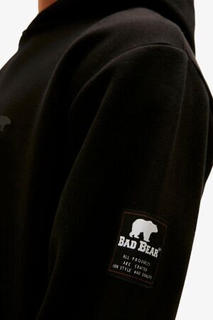 Bad Bear Cordless Hoodie Erkek Siyah Sweatshirt 22.02.12.036-C01 - 3