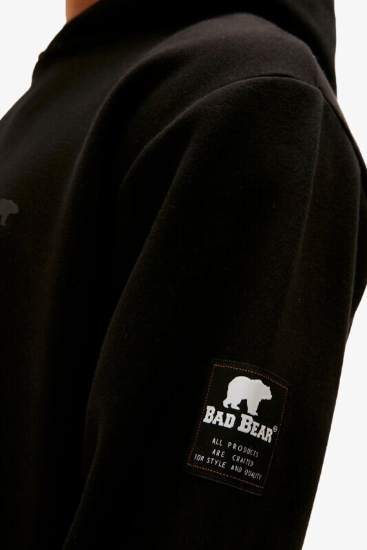 Bad Bear Cordless Hoodie Erkek Siyah Sweatshirt 22.02.12.036-C01 - 3
