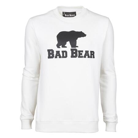Bad Bear Crewneck Beyaz Erkek Sweatshirt 20.02.12.011-C04 - Bad Bear