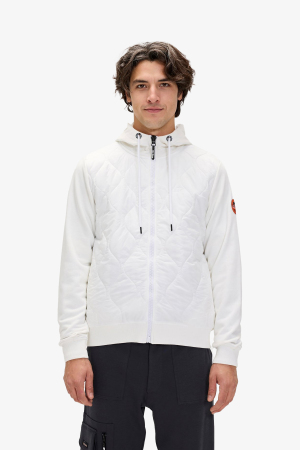 Bad Bear Cyrus Full Zıp Erkek Beyaz Sweatshirt 24.02.12.003-C04 - Bad Bear