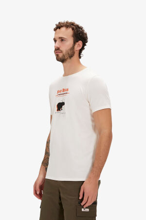Bad Bear Derek Erkek Beyaz T-Shirt 24.01.07.021-C108 - 2