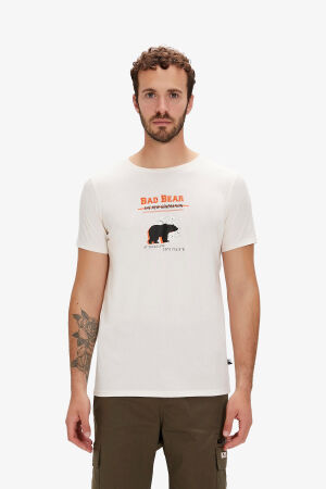Bad Bear Derek Erkek Beyaz T-Shirt 24.01.07.021-C108 - 1