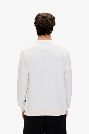 Bad Bear Gator Crewneck Erkek Beyaz Sweatshirt 24.02.12.019-C04 - 2