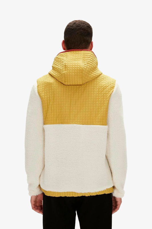 Bad Bear Leonard Half-Zıp Plush Erkek Bej Sweatshirt 23.02.29.007-C108 - 2