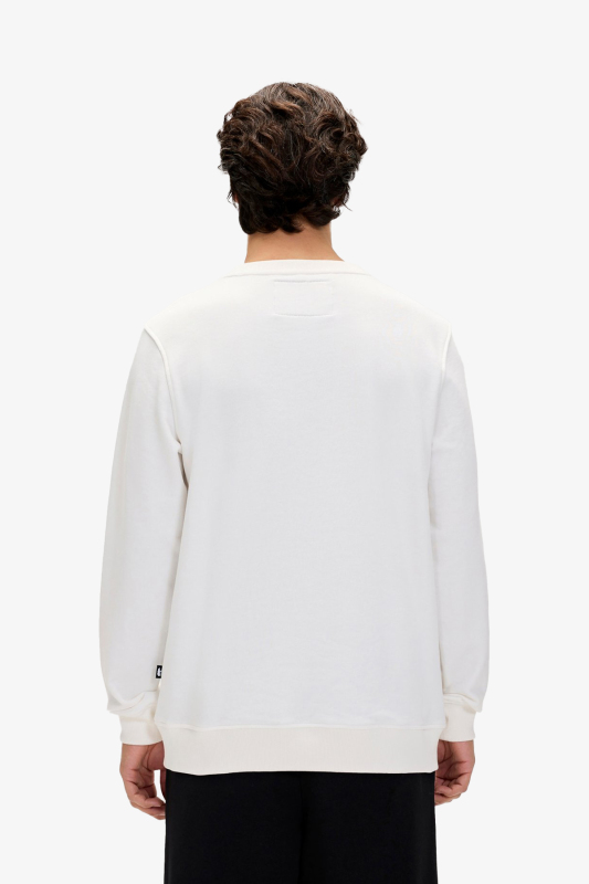 Bad Bear Panther Crewneck Erkek Beyaz Sweatshirt 24.02.12.020-C04 - 2