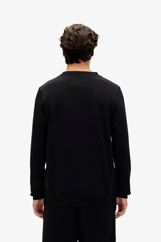 Bad Bear Panther Crewneck Erkek Siyah Sweatshirt 24.02.12.020-C01 - 2