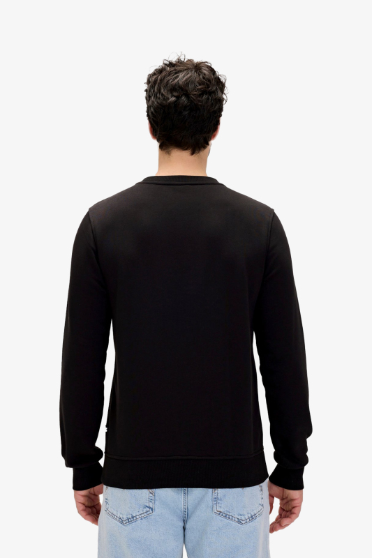 Bad Bear Splashy Crewneck Erkek Siyah Sweatshirt 24.02.12.022-C01 - 2