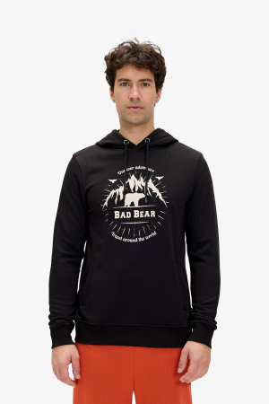 Bad Bear Steve Erkek Siyah Sweatshirt 24.02.12.011-C01 - Bad Bear