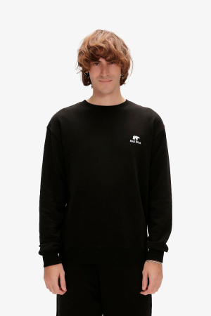 Bad Bear Tag Crewneck Erkek Siyah Sweatshirt 23.02.12.020-C01 - Bad Bear