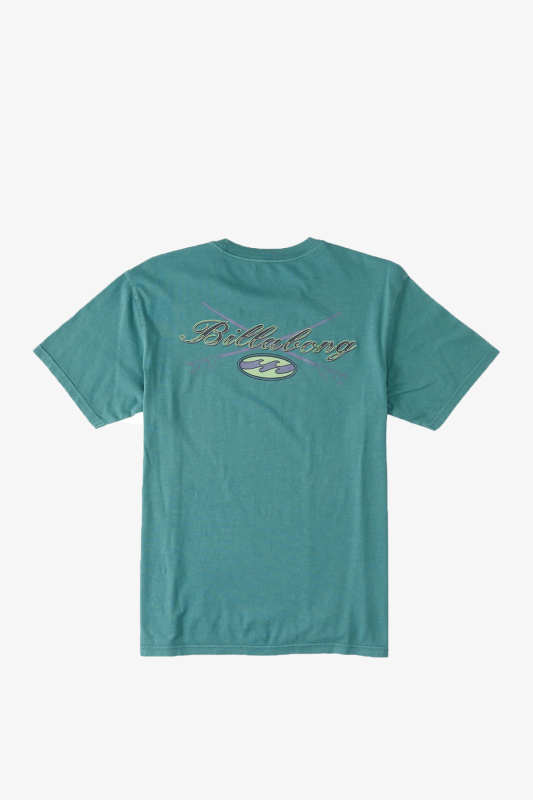 Billabong Croboards Erkek Yeşil T-Shirt ABYZT01712-TEA - 2