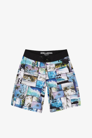 Billabong Horızon Og 17 5 Çocuk Siyah Deniz Şortu H2BS10-19865 - Billabong