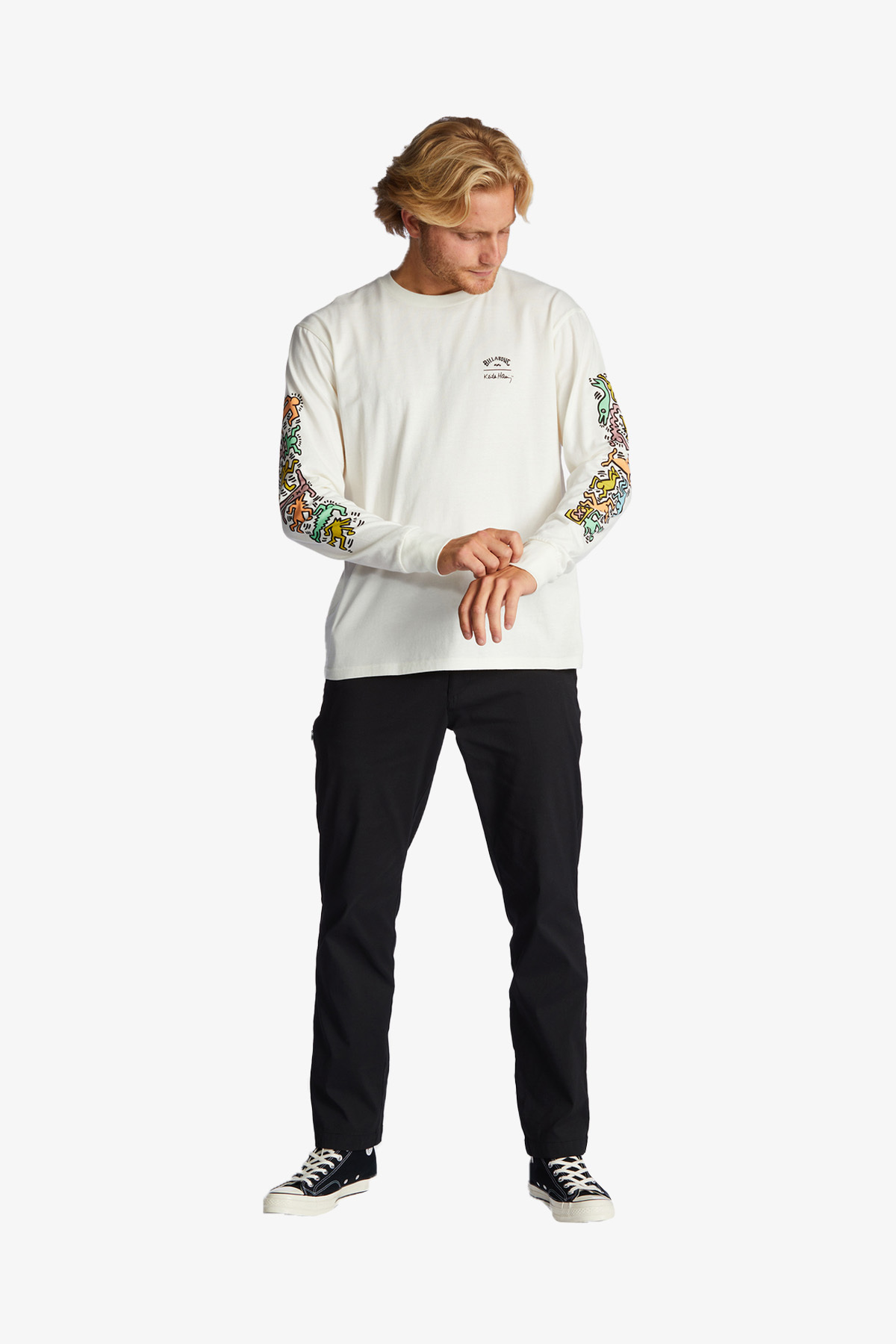 Bıllabong Jam Ls Erkek Beyaz T-Shirt ABYZT01487-OFW