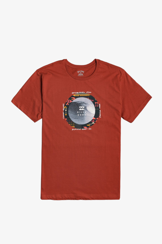 Bıllabong Plug In Erkek Kırmızı T-Shirt U1SS80-578 - 1