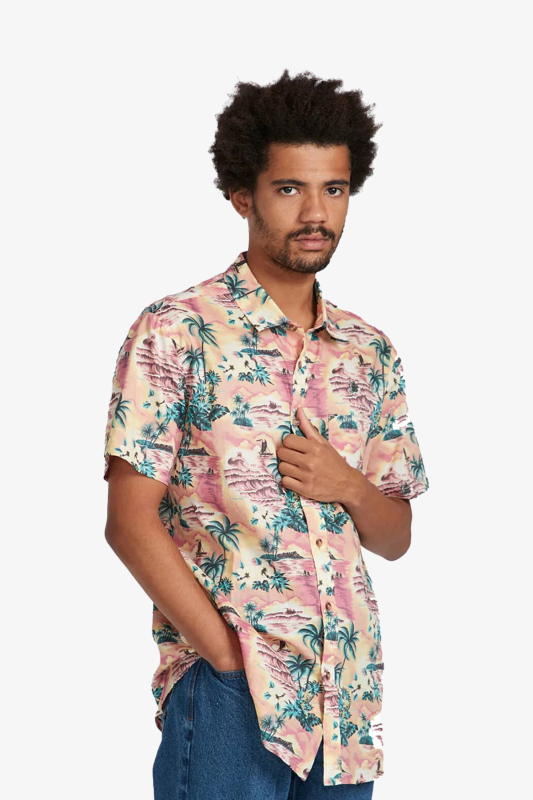 Billabong Sundays Floral Erkek Turuncu Gömlek N1SH02-22217 - 1