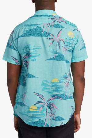 Billabong Sundays Floral Erkek Yeşil Gömlek U1SH05-12379 - 2