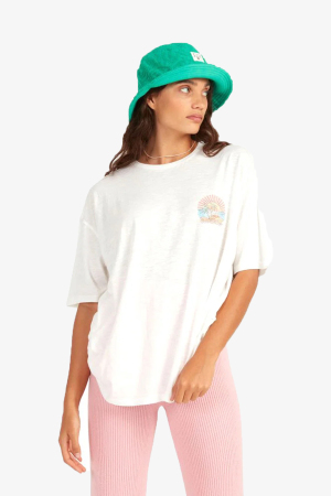 Billabong Sunny Snapper Kadın Beyaz T-Shirt C3SS51-4194 - Billabong