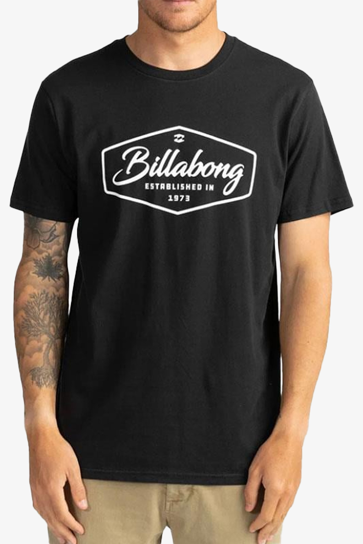 Billabong Trademark Erkek Siyah T-Shirt U1SS53-19