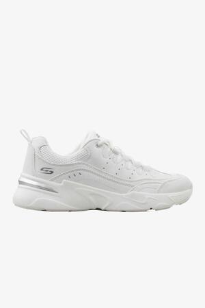 Skechers Bobs Bamina - Star Strikez Kadın Bej Sneaker 117355 OFWT - Skechers