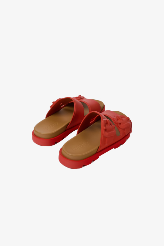 Camper Brutus Sandal Kadın Kırmızı Terlik K201792-003 - 2