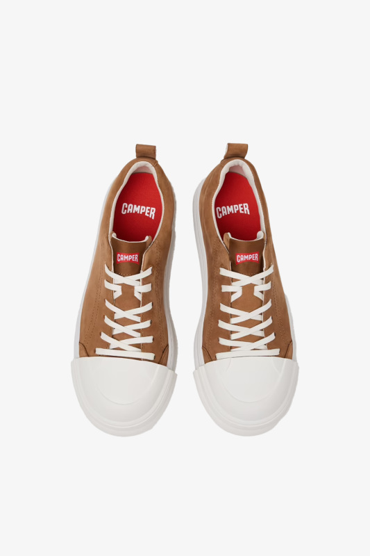 Camper Junction Runner Kadın Kahverengi Sneaker K201683-014 - 3