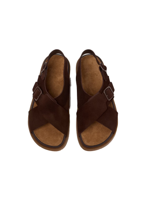 Camper Lluc Sandal Kadın Kahverengi Sandalet K201880-001 - 2