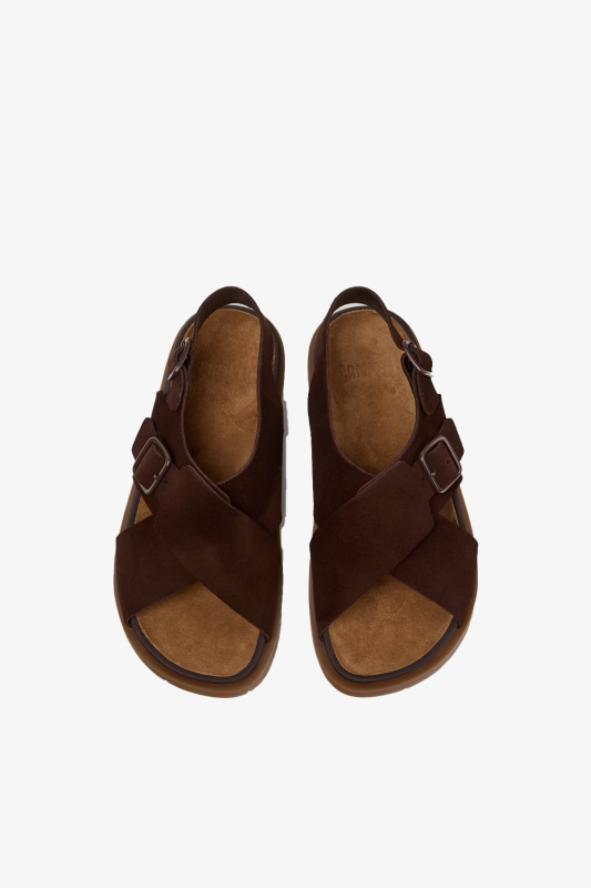 Camper Lluc Sandal Kadın Kahverengi Sandalet K201880-001 - 2