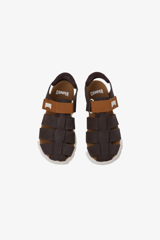 Camper Oruga Sandal Kids Çocuk Kahverengi Sandalet K800242-034 - 2