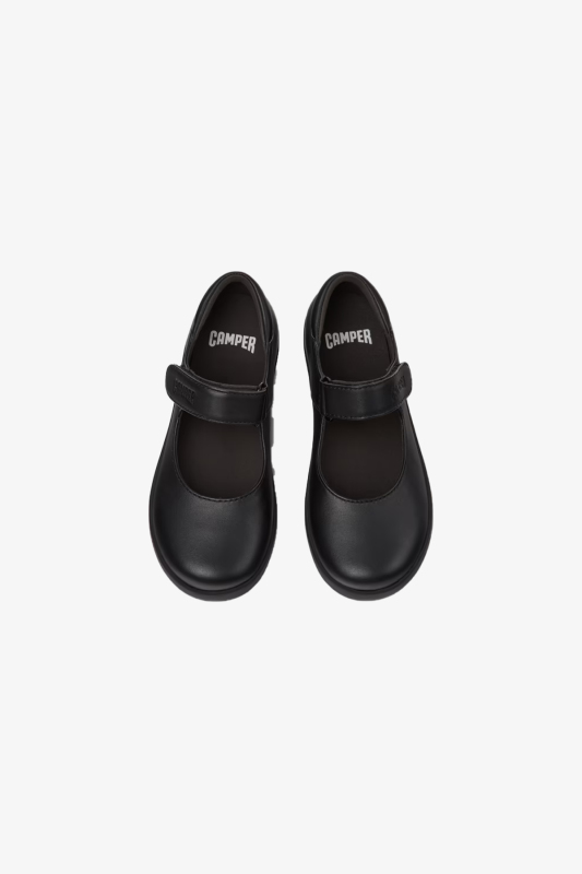 Camper Spiral Comet Kids Çocuk Siyah Babet 80356-003 - 2