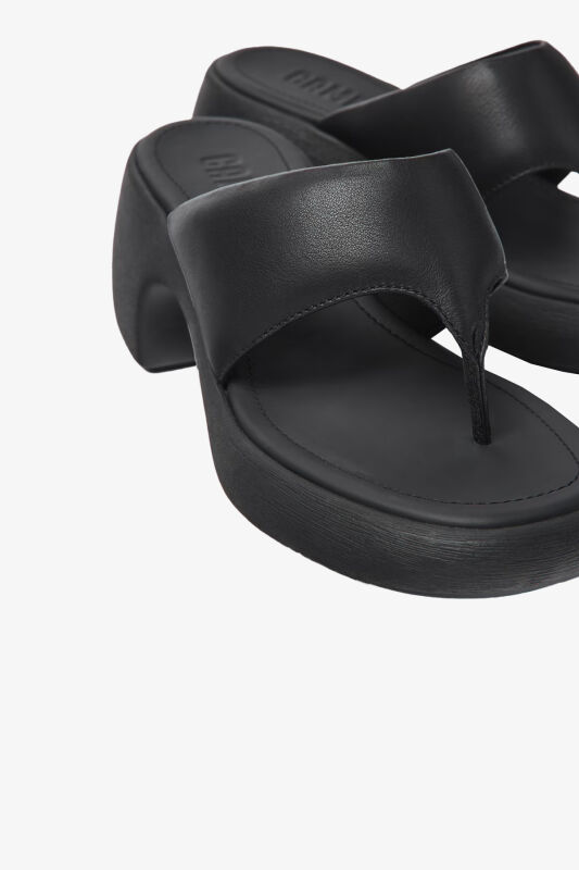 Camper Thelma Sandal Kadın Siyah Parmak Arası Terlik K201595-003 - 4