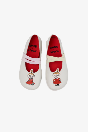 Camper TWS Kids by Moomin Çocuk Beyaz Babet K800699-001 - 2