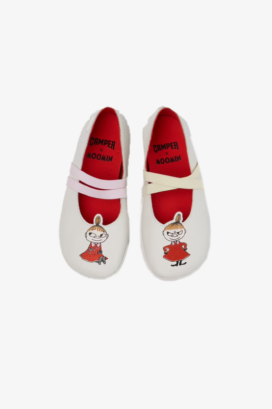 Camper TWS Kids by Moomin Çocuk Beyaz Babet K800699-001 - 2