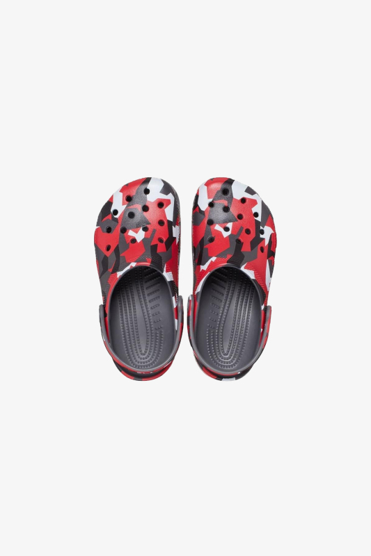 Crocs Classic Geo Camo Çocuk Çok Renkli Clog Terlik 211171-0IE - 2