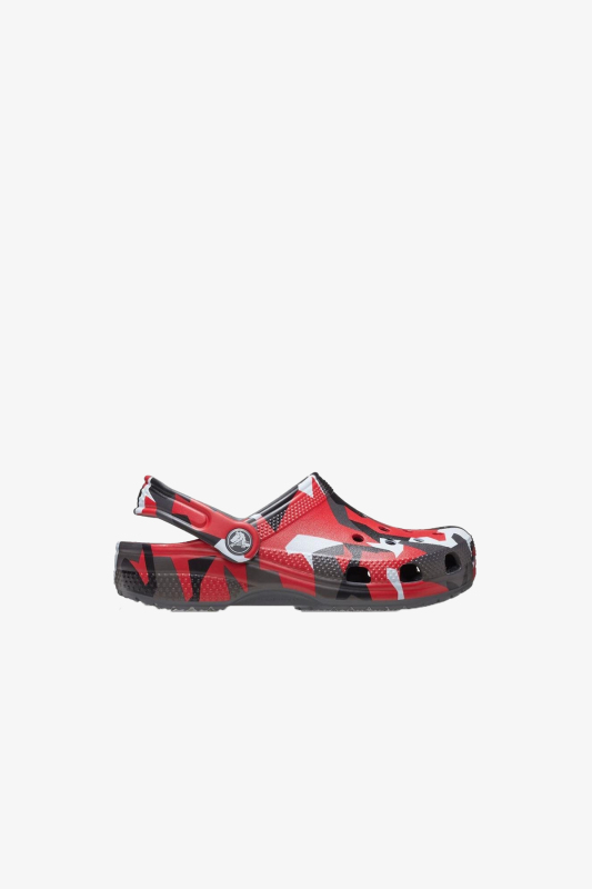 Crocs Classic Geo Camo Çocuk Çok Renkli Clog Terlik 211171-0IE - 1
