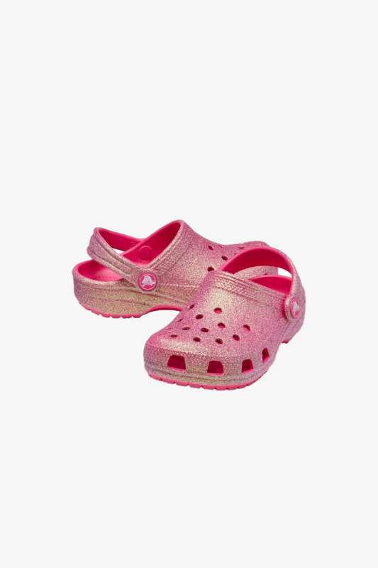 Crocs Classic Iridescent Glitter Çocuk Pembe Clog Terlik 210986-6ZQ - 2