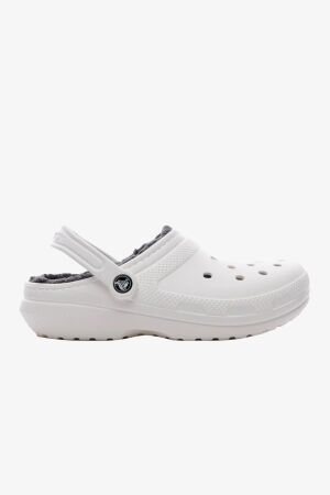 Crocs Classic Lined Clog Unisex Beyaz Clog Terlik 203591-10M - Crocs