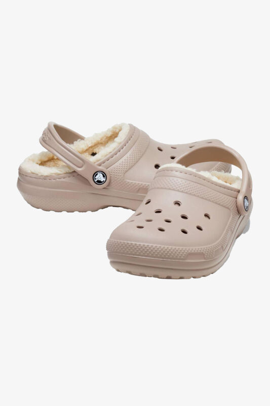 Crocs Classic Lined Unisex Bej Clog Terlik 203591-2YB - 4