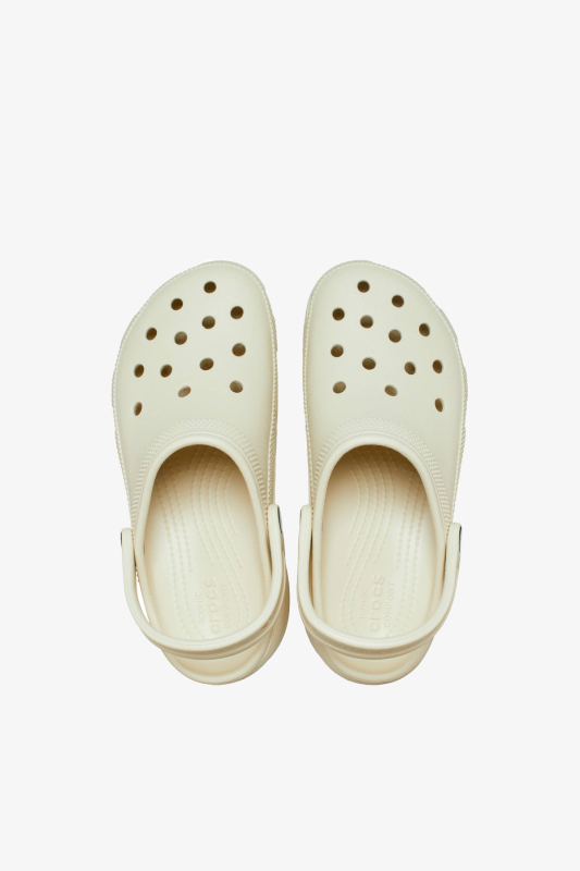 Crocs Classic Platform Kadın Bej Clog Terlik 206750-2Y2 - 2