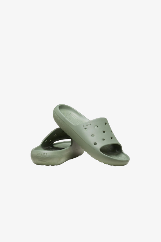 Crocs Classic Slide v2 Unisex Yeşil Terlik 209401-308 - 3