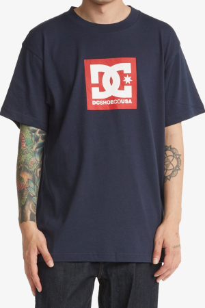 Dc Dc Square Star Hss Erkek Lacivert T-Shirt ADYZT04993-BYJ0 - DC
